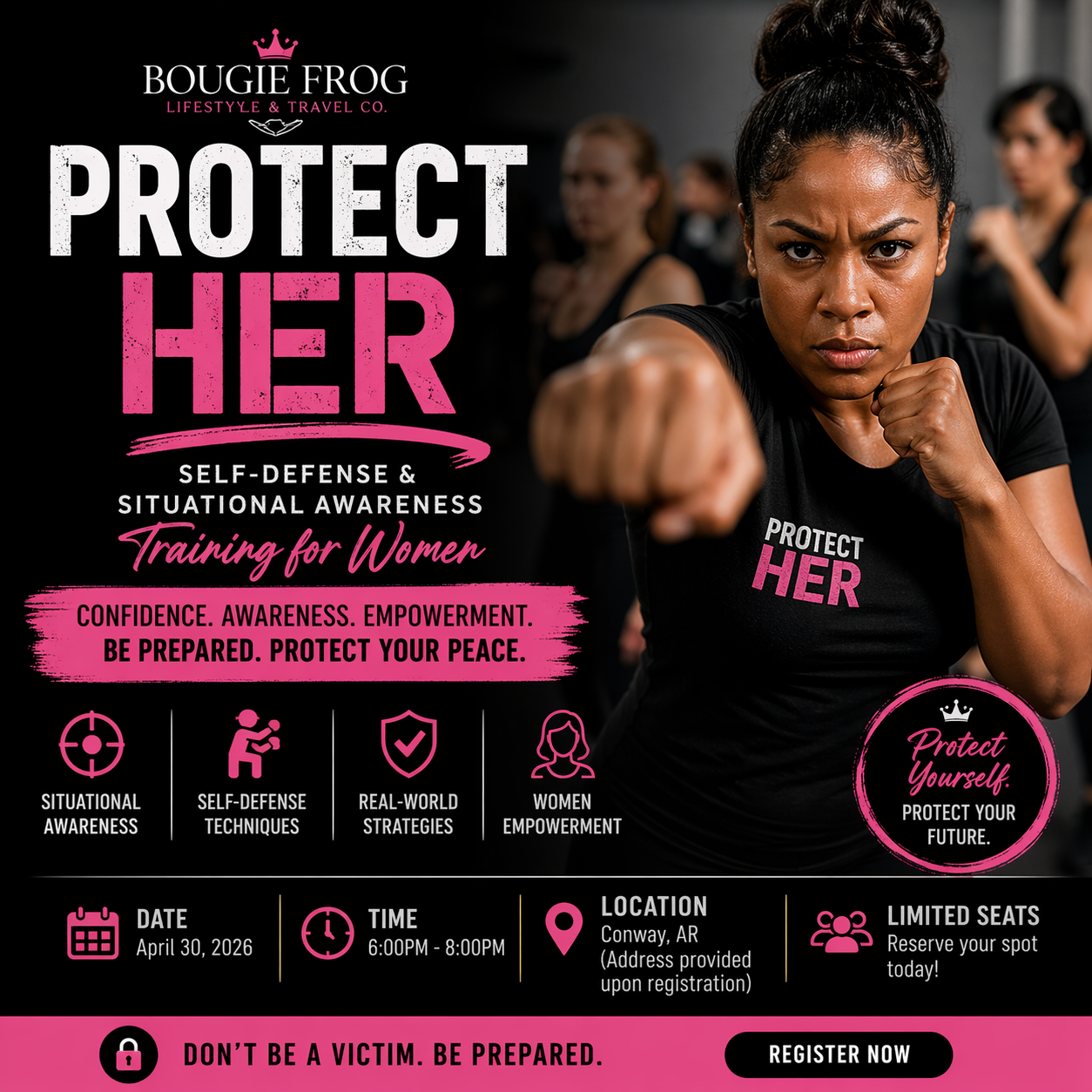 Protect Her: Women’s Self-Defense & Situational Awareness Training