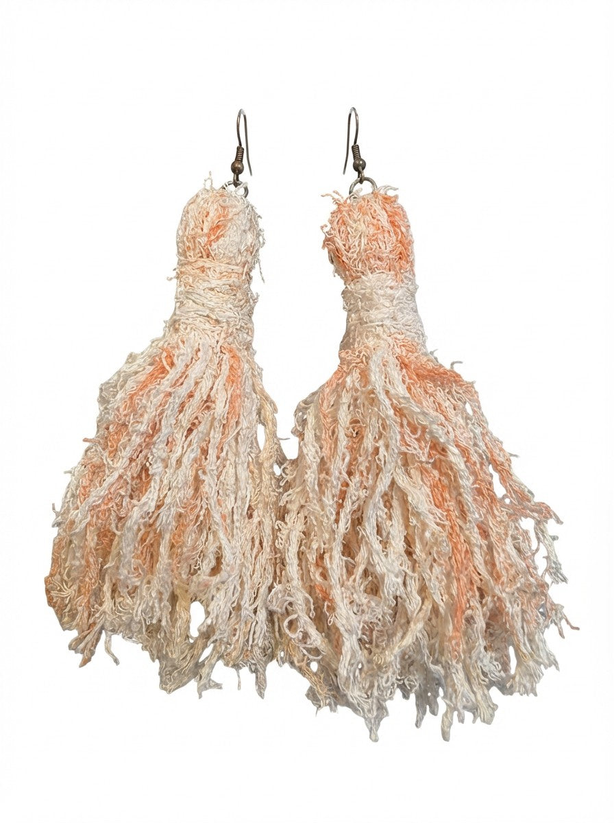 Bougie Tassel Luxe™ Handmade Yarn Earrings