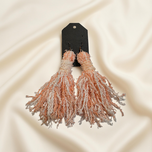 Bougie Tassel Luxe™ Handmade Yarn Earrings